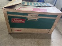 Coleman cooler in original box