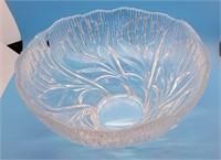 Vintage Lausitzen Lead Crystal Bowl