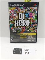 PLAY STATION 2  DJ HERO WITH INSTRUCTIONS