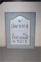 I Love You Wall Decor Picture