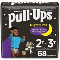 Pull-Ups Boys' Night-Time Training 2T-3T 68ct