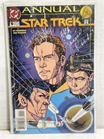 Comic - Annual Star Trek #5 Signed Cover