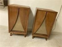 (2) Mid Century Modern Speakers