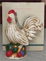 Ceramic Rooster Figurine 17"T W/ Original Box