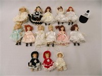 Porcelain Doll Ornaments; (14);