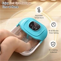 CURECURE Collapsible Foot Spa with Heat,