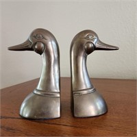 Vintage Duck Bookends