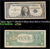 **Star Note** 1957B $1 Blue Seal Silver Certificat