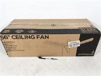 1 fan, Hyperikon 100W 56" ceiling fan, steel