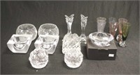 Quantity of various glass table wares
