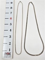 (2) 925 Sterling Chains