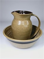 Dunroven Potters: Pitcher & Bowl