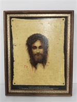 Framed Copy of "Saint Veronica's Handkerchief"