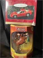 Hallmark Corvette & Disney Lion King Ornaments
