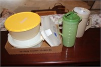 Tupperware pitchers, bowls, containers