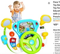 Fisca Toddler Steering Wheel Toy Baby