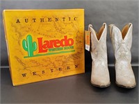Laredo Metallic Silver Cowboy Boot