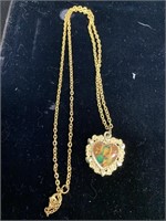OUR LADY OF PERPETUAL HELP PENDANT ON 20 “ CHAIN