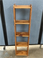 Wood Bookshelf Unit 11.5"x5.5”x45.5”