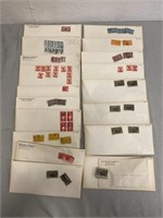 18 Envelopes Of Vintage Stamps