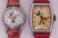 Vintage US Time Mickey Mouse watch, running -