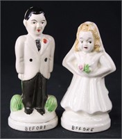 Before & After Marriage Salt & Pepper Shakers