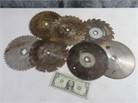 (7) used 7" Sawblades