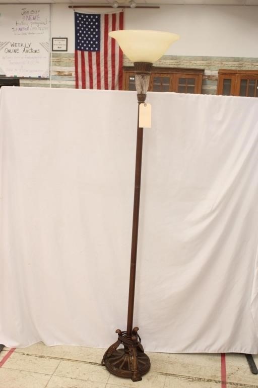 72" Tall Torchiere Floor Lamp ~ Works