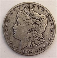 1904S Morgan Silver Dollar