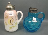 Two Victorian Syrup Jugs