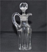 Antique Clear Crystal Hand Blown W/Pontil Burette