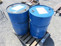 (2) 55 Gallon Barrels of Chevron GST Oil 32