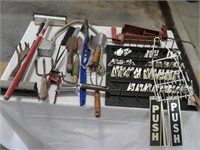 Tools and garden