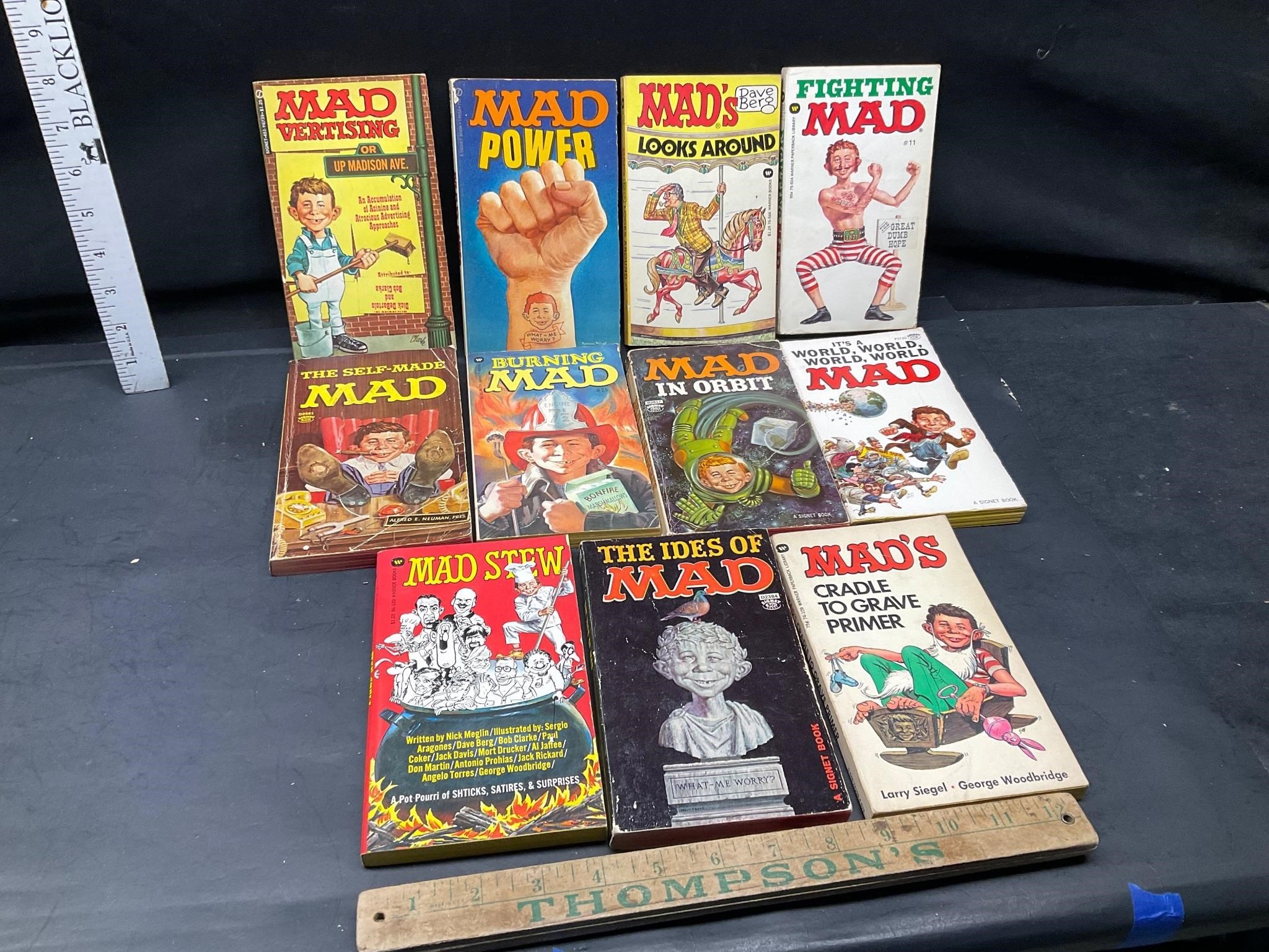 11 vintage mad books