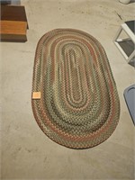 Braided oval rugs