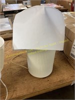 Threshold cream table lamp (bent)