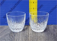 Crystal Sipper Glasses.