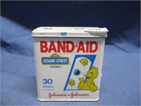 big bird Band Aid tin .