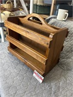 Wood Magazine Rack