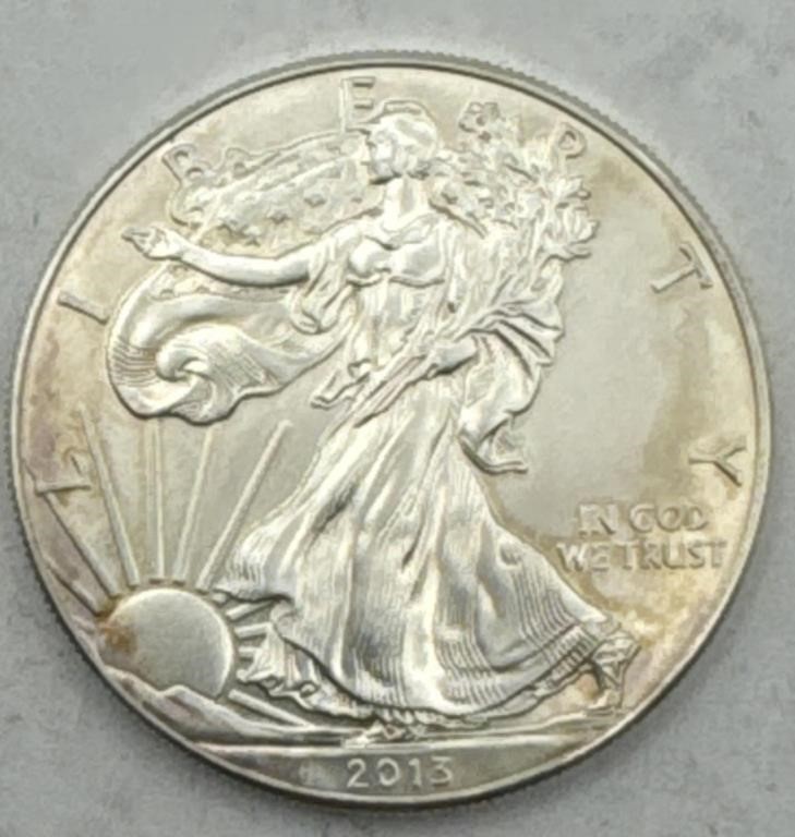 (JJ) 2013 Silver Eagle Coin 1 oz