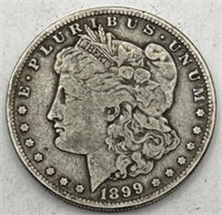 (KC) 1899 o Silver Morgan Coin