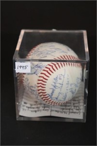 1995 Autographed Burlington Bees Baseball