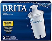 Brita Standard Water Filter - 3 Pack, White