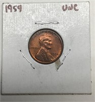 1954 uncirculated wheat one cent