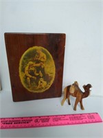 Wooden Wall Decor & Camel