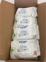 12 Packs Antiviral Alcohol Wet Wipes 60/pack