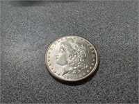 1893 O Morgan silver dollar coin