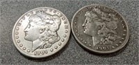 X2  1901 O Morgan silver dollar coin