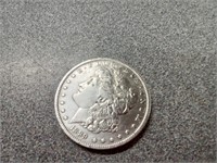 1889 O Morgan silver dollar coin