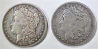 1879 VG & 1883 FINE MORGAN DOLLARS